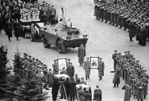 Lễ tang dành cho Yuri Gagarin được chính quyền Liên Xô tổ chức trọng thể.
